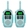 2 db DJ100 Gyermek Walkie Talkie Játékok Gyermek Interphone Mini kézi adó-vevő 3KM Range UHF rádió Lanyarddal