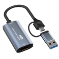 4K HDMI-USB-C/USB-A videorögzítő kártya