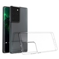 Csúszásgátló Samsung Galaxy S21 Ultra 5G TPU tok - átlátszó