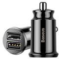 Baseus Grain Mini Smart Dual USB autós töltő - 3.1A
