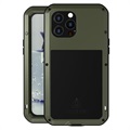 Love Mei Erőteljes iPhone 13 Pro Max hibrid tok - zöld