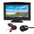 Autós Tolatókamera LCD Képernyővel RH-501 - Fekete