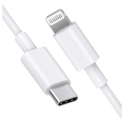 Saii Fast USB-C / Lightning kábel - 1 m - Fehér