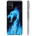 Samsung Galaxy A51 TPU tok - Blue Fire Dragon