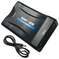 Scart / HDMI 1080p AV-adapter USB-kábellel