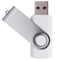 Forgó kialakítású USB 2.0 Type-A 480 Mbps flash meghajtó - 32 GB - fehér