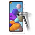 Samsung Galaxy A21s edzett üveg képernyővédő fólia - 9H, 0,3mm - átlátszó