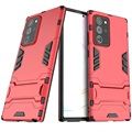 Armour Series Samsung Galaxy Note20 Ultra hibrid tok támasztékkal - piros