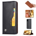 Kártyakészlet sorozat Samsung Galaxy Note20 Ultra pénztárca tok - fekete