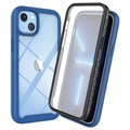 360 Protection Series iPhone 14 tok - kék / átlátszó