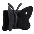 3D Butterfly Kids ütésálló EVA Kickstand telefon tok telefon borító iPad Pro 9.7 / Air 2 / Air - Fekete