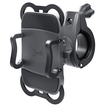 3MK Pro Kerékpártartó Okostelefonokhoz - 4.5-10cm (Nyitott doboz - Tömeges kielégítő) - Fekete