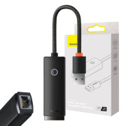 Baseus hálózati adapter Lite sorozat USB-ről RJ45-re WKQX000101 - fekete