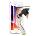 6D teljes borítású iPhone 7 / iPhone 8 edzett üveg képernyővédő fólia - fehér