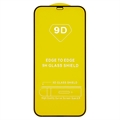 Samsung Galaxy S21 FE 5G 9D Teljes Fedésű Edzett Üveg Kijelzővédő Fólia - Fekete Él
