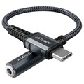 Acefast C1-07 USB-C / 3,5 mm-es AUX audioadapter - sötétszürke