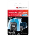 AgfaPhoto Professional nagy sebességű MicroSDXC memóriakártya 10616 - 64 GB