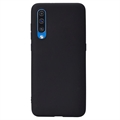 Ujjlenyomat-mentes Matt Samsung Galaxy A50 TPU Tok - Fekete