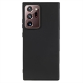 Ujjlenyomat-mentes Matt Samsung Galaxy Note20 Ultra TPU Tok - Fekete