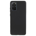 Ujjlenyomat-mentes Matt Samsung Galaxy S20+ TPU Tok - Fekete
