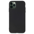 Ujjlenyomat-mentes Matt iPhone 11 Pro TPU Tok - Fekete