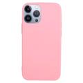 Anti-Fingerprint Matte iPhone 14 Pro Max TPU Case - Rózsaszín