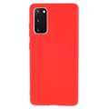 Csúszásgátló Samsung Galaxy S20 FE TPU tok - Piros