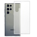 Samsung Galaxy S22 Ultra 5G csúszásgátló kristály TPU tok - átlátszó
