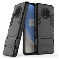 Armor Series OnePlus 7T hibrid tok támasztékkal - fekete