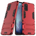 Armour Series Samsung Galaxy S20+ hibrid tok állvánnyal - piros