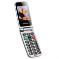 Artfone CF241A Senior Flip Phone - Dual SIM, SOS - Fekete
