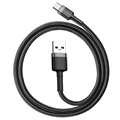 Baseus Cafule USB 2.0 / Type-C kábel CATKLF-BG1 - 1 m - fekete / szürke