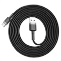 Baseus Cafule USB 2.0 / Type-C kábel CATKLF-CG1 - 2m - fekete / szürke