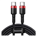 Baseus Cafule USB-C kábel - 2 m - piros / fekete