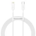 Baseus Superior Series USB-C / Lightning kábel - 1.5m, 20W - fehér