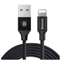 Baseus Yiven USB 2.0 / Lightning kábel - 1,8 m - fekete