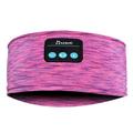Bluetooth fejpánt vezeték nélküli zenei alvó fülhallgató fejhallgató alvó fülhallgató HD sztereó hangszóró alváshoz, edzéshez, kocogáshoz, jógához - rózsaszínű