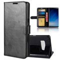Samsung Galaxy Note8 klasszikus pénztárca tok - fekete