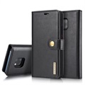 DG.Ming Huawei Mate 20 Pro levehető pénztárca bőr tok - fekete