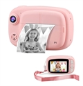 Digitális azonnali fényképezőgép gyerekeknek 32 GB-os memóriakártyával - Rózsaszín
