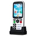 Doro 780X - 4G, Bluetooth, 1600mAh - Fekete / Fehér