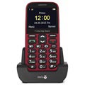 Doro Primo 366 - 0,3 MP, FM rádió, Bluetooth - piros