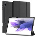 Dux Ducis Domo Samsung Galaxy Tab S7+/S8+ háromszoros folio tok - fekete