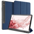 Samsung Galaxy Tab S9 Dux Ducis Domo Tri-Fold Smart Folio Tok - Kék