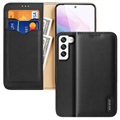 Dux Ducis Hivo Samsung Galaxy S22 5G pénztárca bőr tok (Tömeges kielégítő) - Fekete