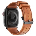 Dux Ducis Apple Watch Series Ultra 2/Ultra/9/8/SE (2022)/7/SE/6/5/4/3/2/1 bőr szíj - 45mm/44mm/42mm - barna