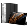 Samsung Galaxy Tab S9 Ultra Dux Ducis Toby Tri-Fold Intelligens Fóliás Tok - Fekete