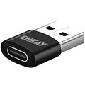 Enkay ENK-AT105 USB-A / USB-C Adapter - Fekete