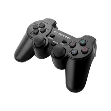 Esperanza Trooper Gamepad PC-hez, Sony PlayStation 3 - Fekete