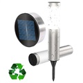 FDTwelve vízálló LED napelemes kerti lámpa - 56,5 cm - ezüst